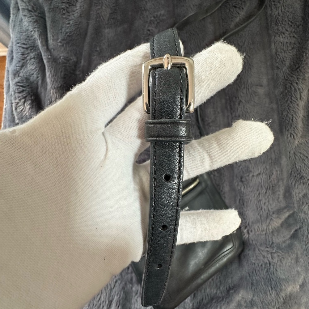 Coach Legacy Swingpack Crossbody in Black with Silver Hardware - Picture 6 of 13